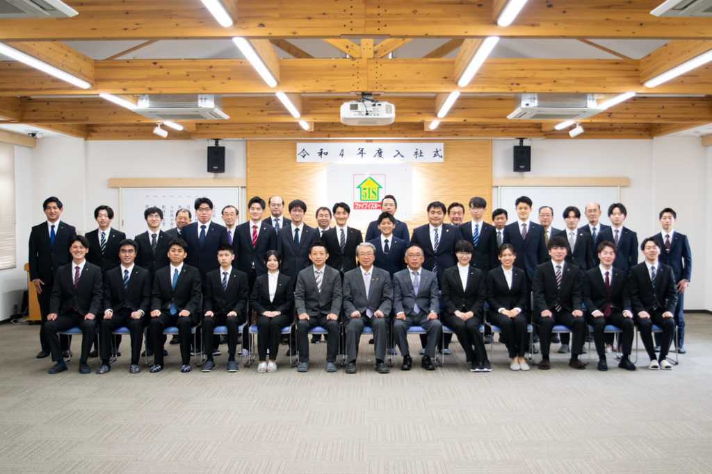 2022年入社式の掲載画像