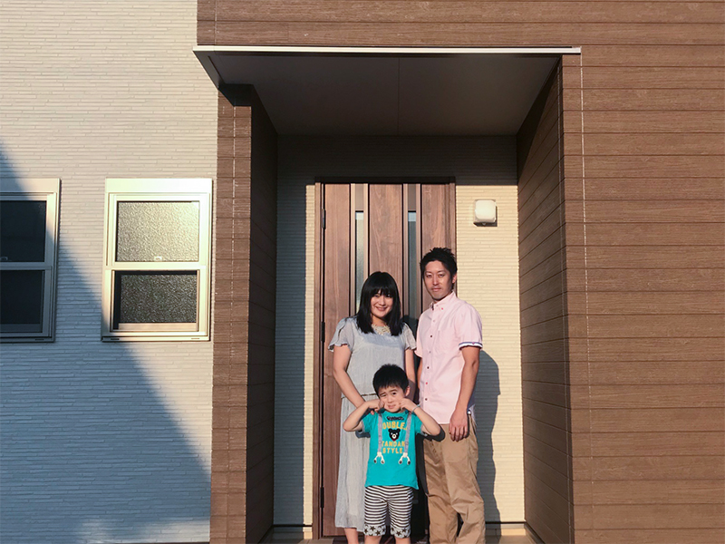 新生活は環境の良い立地で。仲良し家族のマイホーム