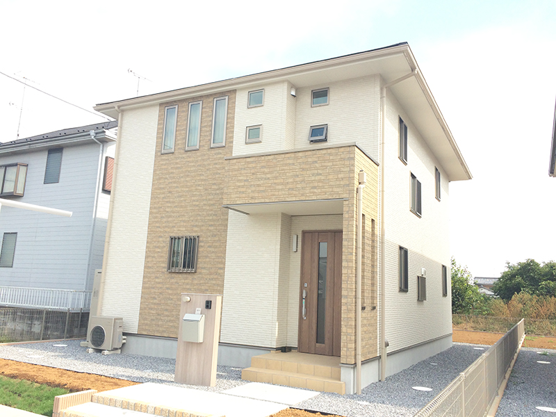 ゆったりとした広い土地と家事動線にこだわった間取り。