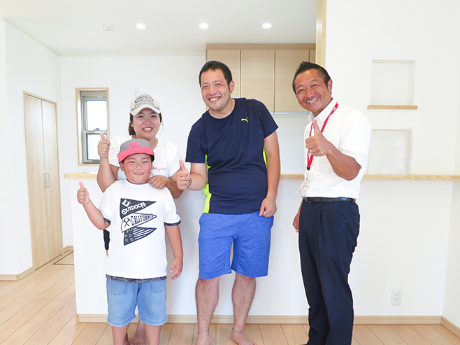 プライバシーを確保したLDKのある家
