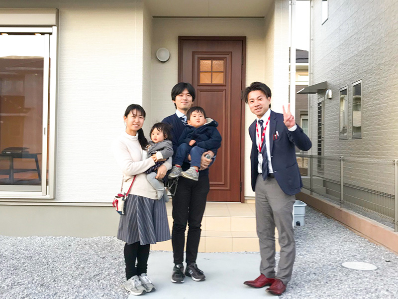 大きな主寝室が特徴のお家