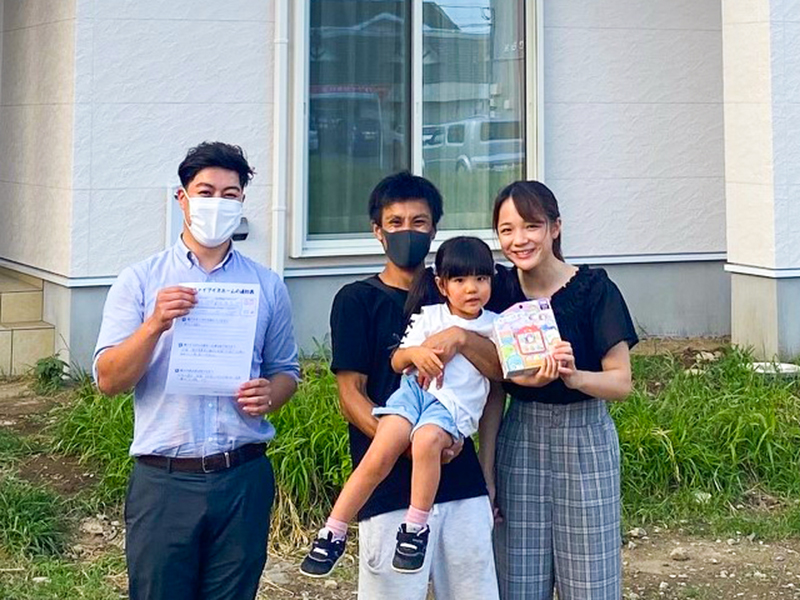 家族みんなの嬉しいが詰まった南欧風住宅